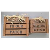 Handmade Greetings Crate Wall Decor 16" x 15ï¿½" &