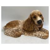 (A) 1986 Homco Cocker Spaniel Puppy Dog Sculpture