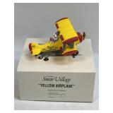 (A) Dept 56 Snow Village Spirit Airplane D-56