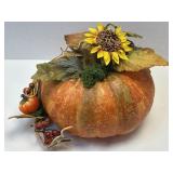Artificial Floral and Pumpkin Fall Decor