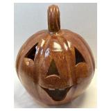 (E) Glazed Terracotta Jack-O