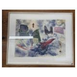 (FL) Large Abstract Watercolor Painting by