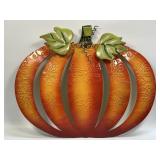 (FL) Metal Pumpkin 19.5ï¿½ Wide x 16ï¿½ High