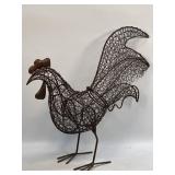 (G) Wire Rooster Decor 19ï¿½ T