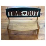 (FL) Time Out Bench 21ï¿½ x 17.5 as Shown