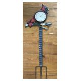 (FL) Cardinal Thermometer and Snow Measuring Yard