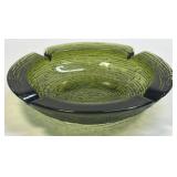 (H) Vintage Anchor Hocking Glass Ash Tray Ashtray