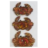 (H) Vintage Ceramic Crab Ashtrays/Trinket Dishes