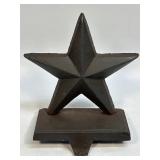 (B) Star Stocking Holder Cast Iron
