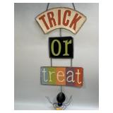 (B) Metal Trick or Treat Sign 29ï¿½ Long