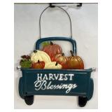 (B) Metal Harvest Blessings Sign 15ï¿½ Long