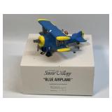 (B) Department 56 The Original Snow Village Blue