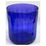 Cobalt Blue Glass Wine Chiller 7.25ï¿½ H x 6.5"