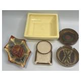 (H) 5 Assorted Ashtrays including Royal Haeger