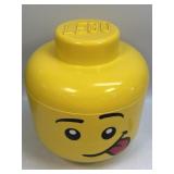 (B) Lego Large Yellow  Storage Head Contains 4.5