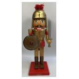 (E) 14.5ï¿½ T Wooden Roman Soldier Nutcracker 2006