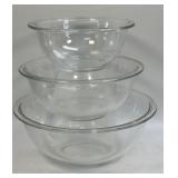 Pyrex Glass Mixing Bowl Set (3-Piece)