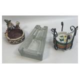 (H) Assorted Ashtrays as Shown including Heavy