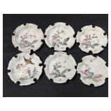 (H) Vintage Ceramic Oriental Ashtrays As Pictured