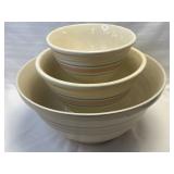 Set of 3 Vintage McCoy Pottery Pink and Blue