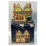 (B) Christmas Streets Village Golf Shop Decor