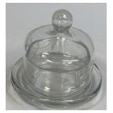 (B) Princess House Heritage Crystal Baby Cakes