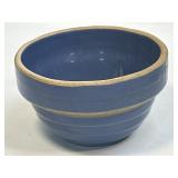 Vintage Blue Ribbed Stoneware Bowl 5ï¿½