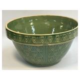 Vintage Hearts and Triangles Bowl McCoy Green