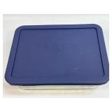 Pyrex 7211-PC Blue Lid Rectangle Glass Baking