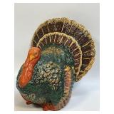 (B) Ceramic Turkey Fall Thanksgiving Decor 7ï¿½ T
