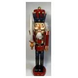 (E) Patriotic Nutcracker 24ï¿½ Tall Damaged
