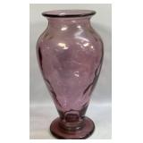 (G) Vintage Blenko? Amethyst Glass Vase 16ï¿½ Tall
