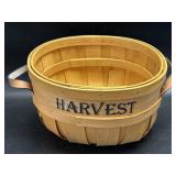 Fall Decor Harvest Basket 10.5ï¿½ Long x 6.5" Tall