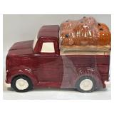 Fall Decor Truck Cookie Jar New