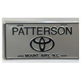 License Plate Patterson Mount Airy, NC