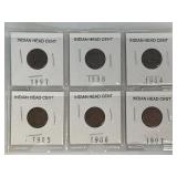 (SC) 6 Indian Head Cents