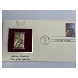 (SC) 24Kt First Day Commemorative Stamp  Space