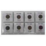 (SC) 8 Old Wheat Cents