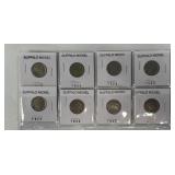 (SC) 8 Buffalo Nickels as Pictured