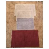 4 Assorted Rugs