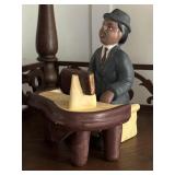 Handmade African American Porcelain Figurine 7ï¿½