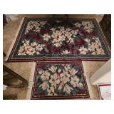 Matching Burgandy Rugs 43'x 17' & 65'x 91' (may