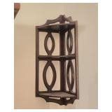 Wooden 3-Tier Corner Shelf 10'W 21ï¿½' H