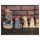 5 Resin Figures