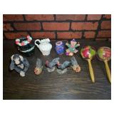 Ceramic Figures, Maracas & more