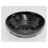 Black Glazed Pottery Bowl 8ï¿½'