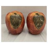 2 Ceramic Apples 6ï¿½' tall