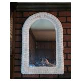 Wicker Framed Mirror 20'x 31'