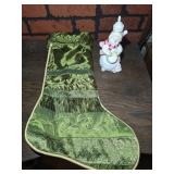 Christmas Stocking & Snowman Soap Dispenser