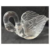 Cristal d'Arques Swan Lead Crystal 5.75ï¿½ H x 10ï¿½